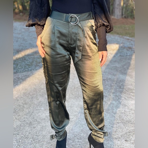 Kancan satin joggers - Picture 2 of 3